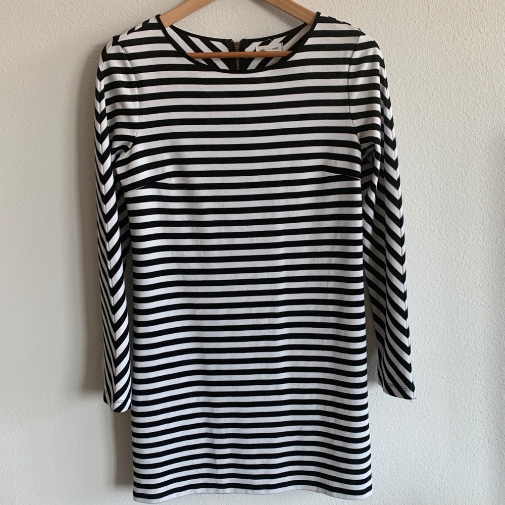 Silence+Noise Striped Knit Dress